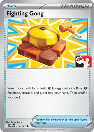 Fighting Gong 116/132  - Holofoil Prize Pack Series Cards - Uncommon