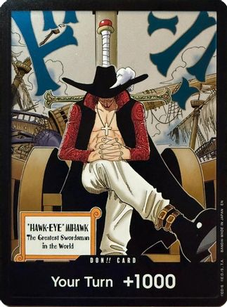DON!! Card (Dracule Mihawk) - The Azure Sea's Seven