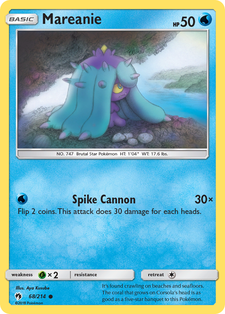 Mareanie (68)  SM  Lost Thunder - Common