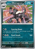 Galarian Obstagoon 132/217  - Reverse Holofoil ME Ascended Heroes - Uncommon