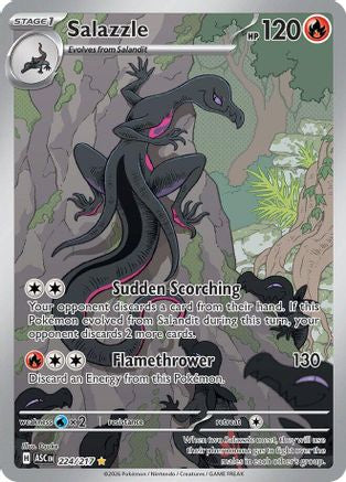 Salazzle 224/217  - Holofoil ME Ascended Heroes - Illustration Rare