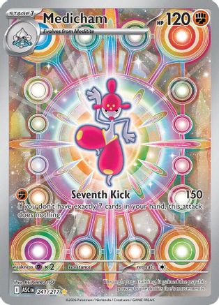 Medicham 241/217  - Holofoil ME Ascended Heroes - Illustration Rare