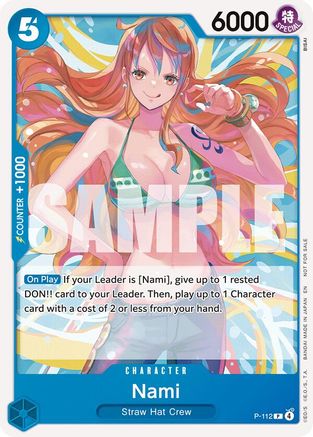 Nami (Heroines Battle Pack) (P-112) - One Piece Promotion Cards Foil