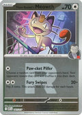 Team Rocket's Meowth (Team Rocket) 161  - Reverse Holofoil ME Ascended Heroes - Common