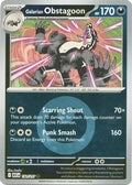 Galarian Obstagoon 132/217  - Reverse Holofoil ME Ascended Heroes - Uncommon