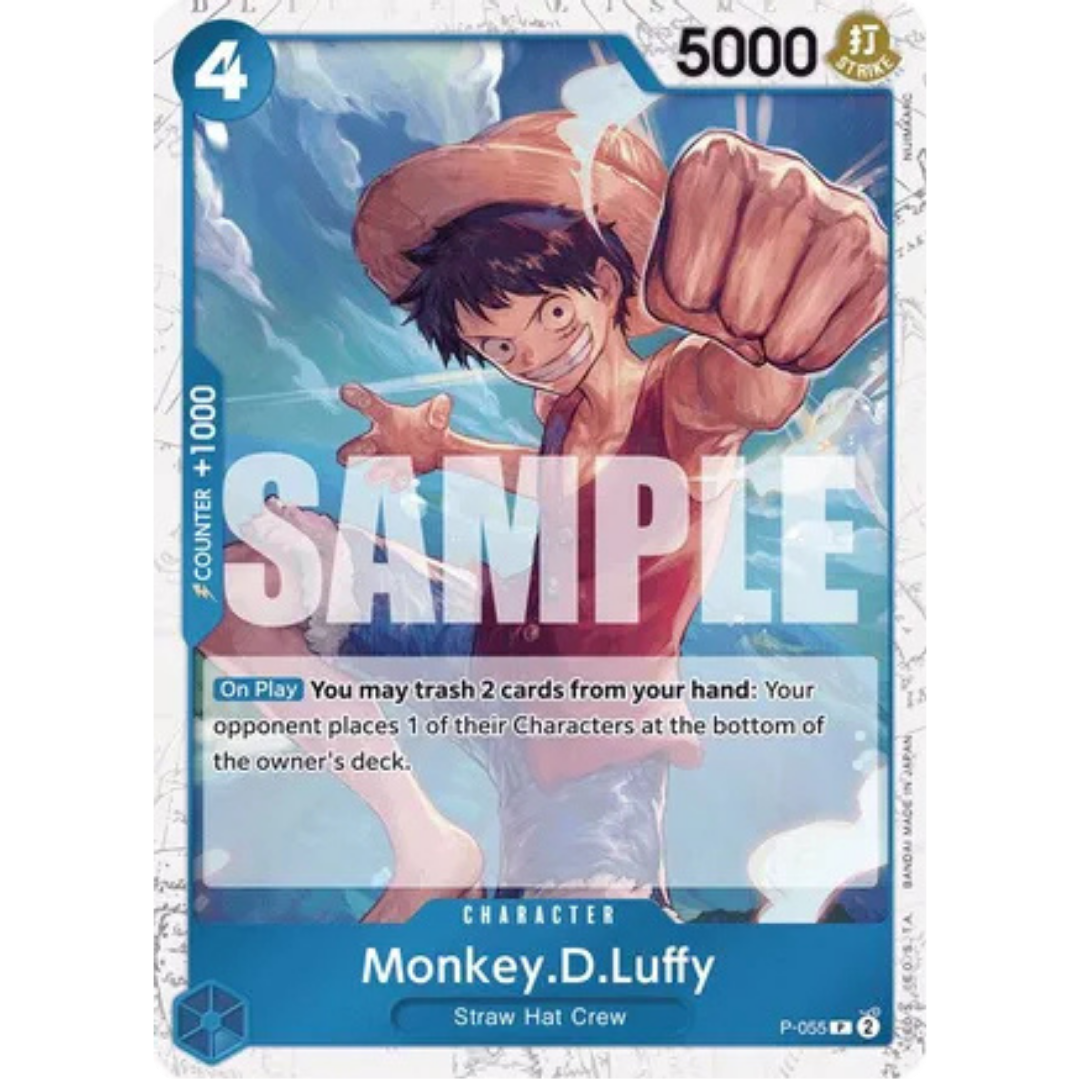 Monkey.D.Luffy (P-055) (Jolly Roger Foil) (P-055) - Premium Booster -The Best- Foil