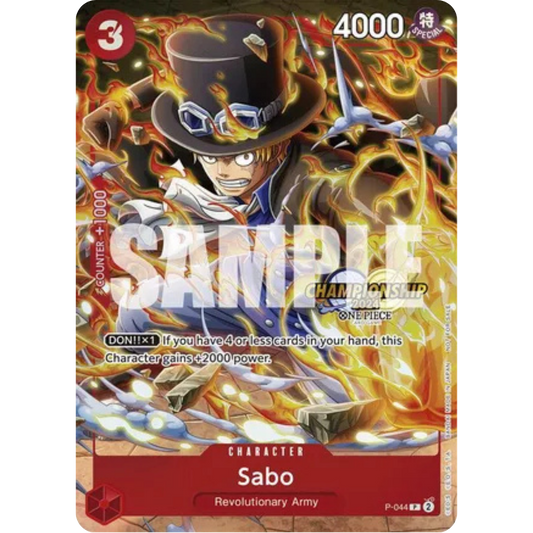 Sabo (CS 2024 Event Pack) (P-044) - One Piece Promotion Cards Foil