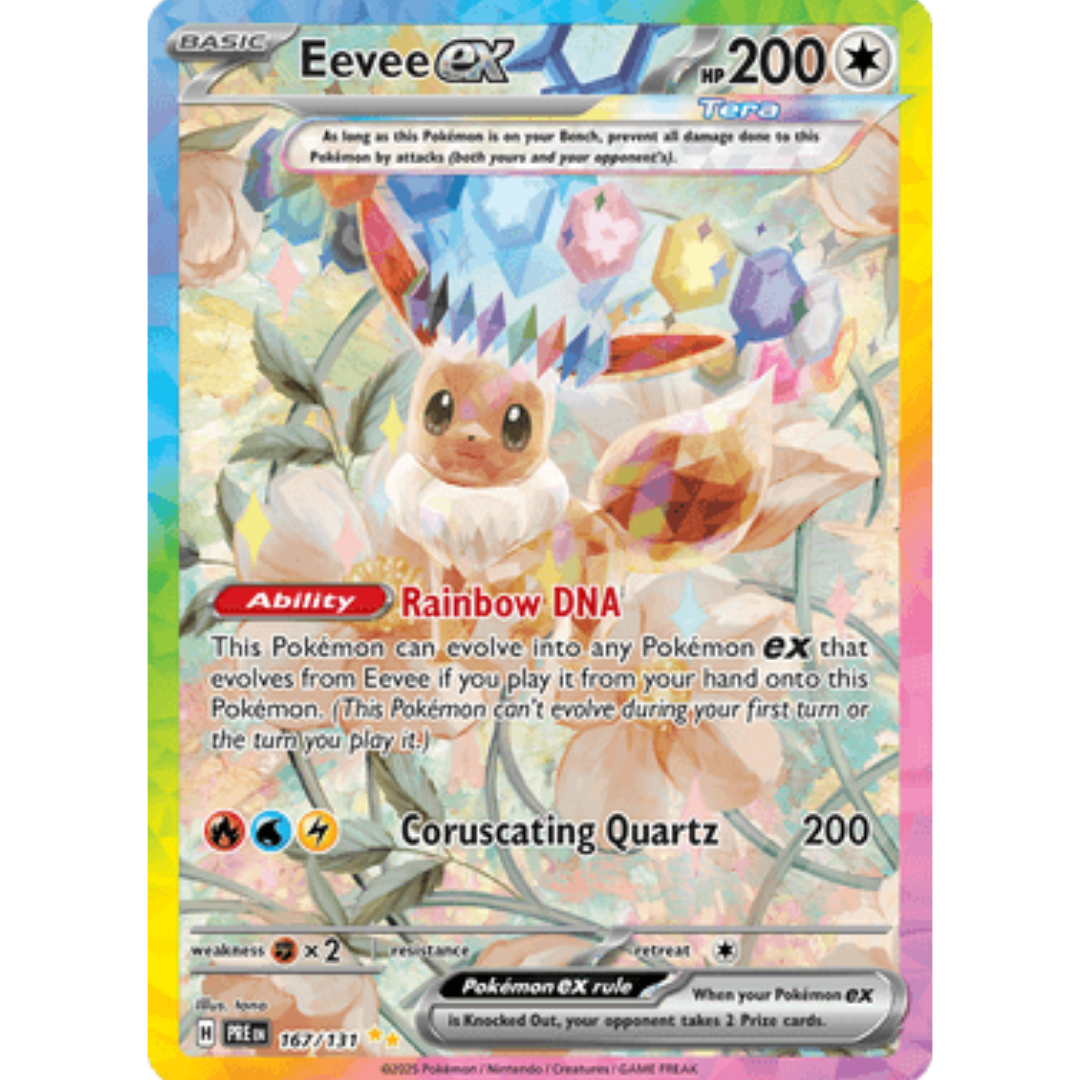 Eevee ex 167/131  - Holofoil SV Prismatic Evolutions - Special Illustration Rare