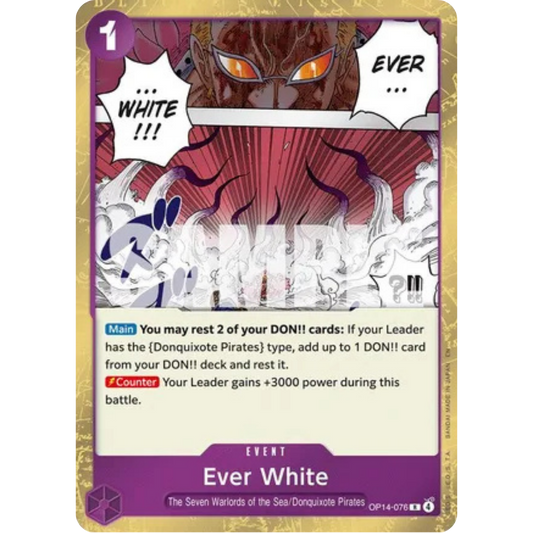 Ever White (OP14-076) - The Azure Sea's Seven Foil
