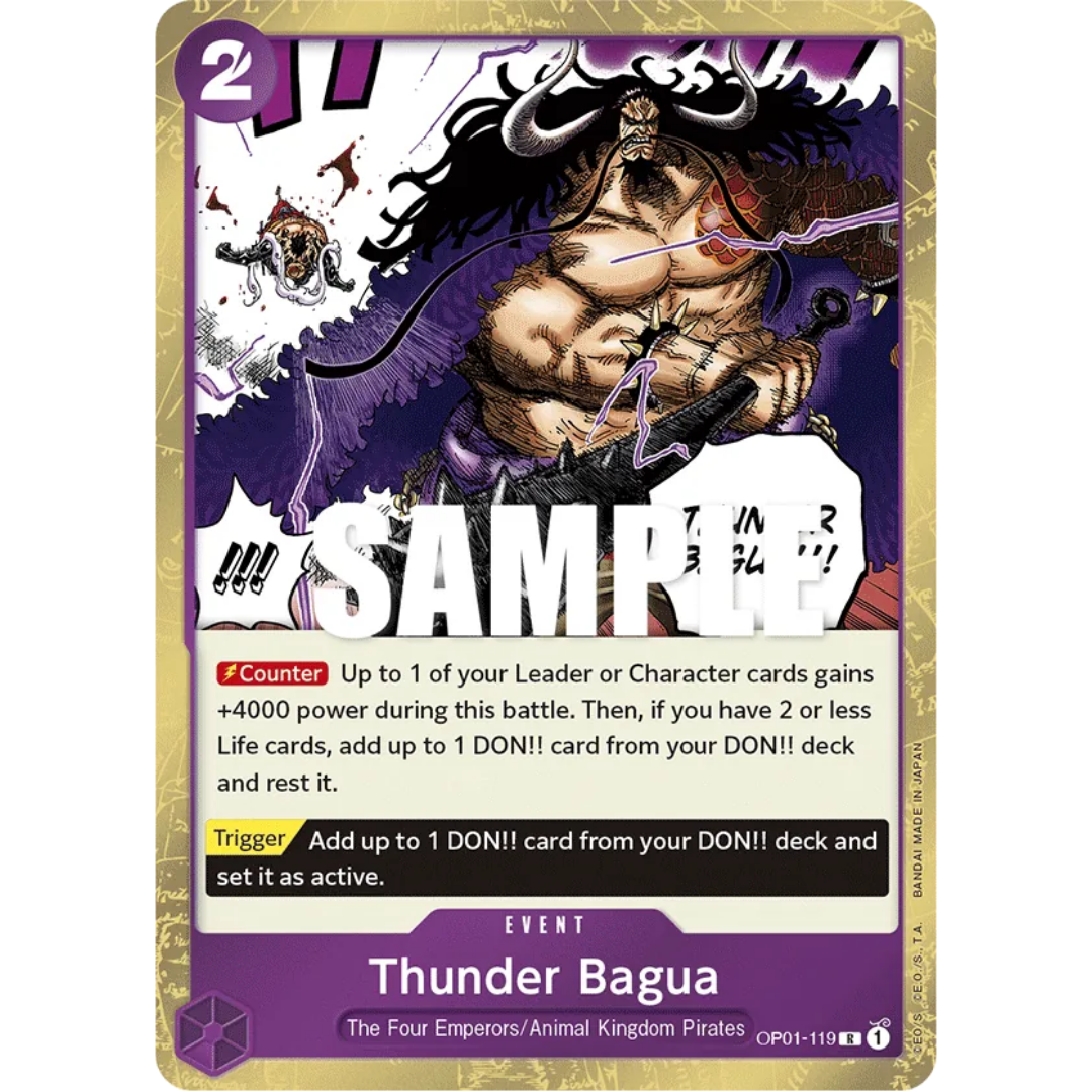 Thunder Bagua (OP01-119) - Romance Dawn Foil