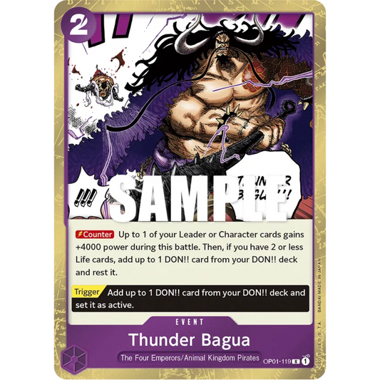 Thunder Bagua (OP01-119) - Romance Dawn Foil