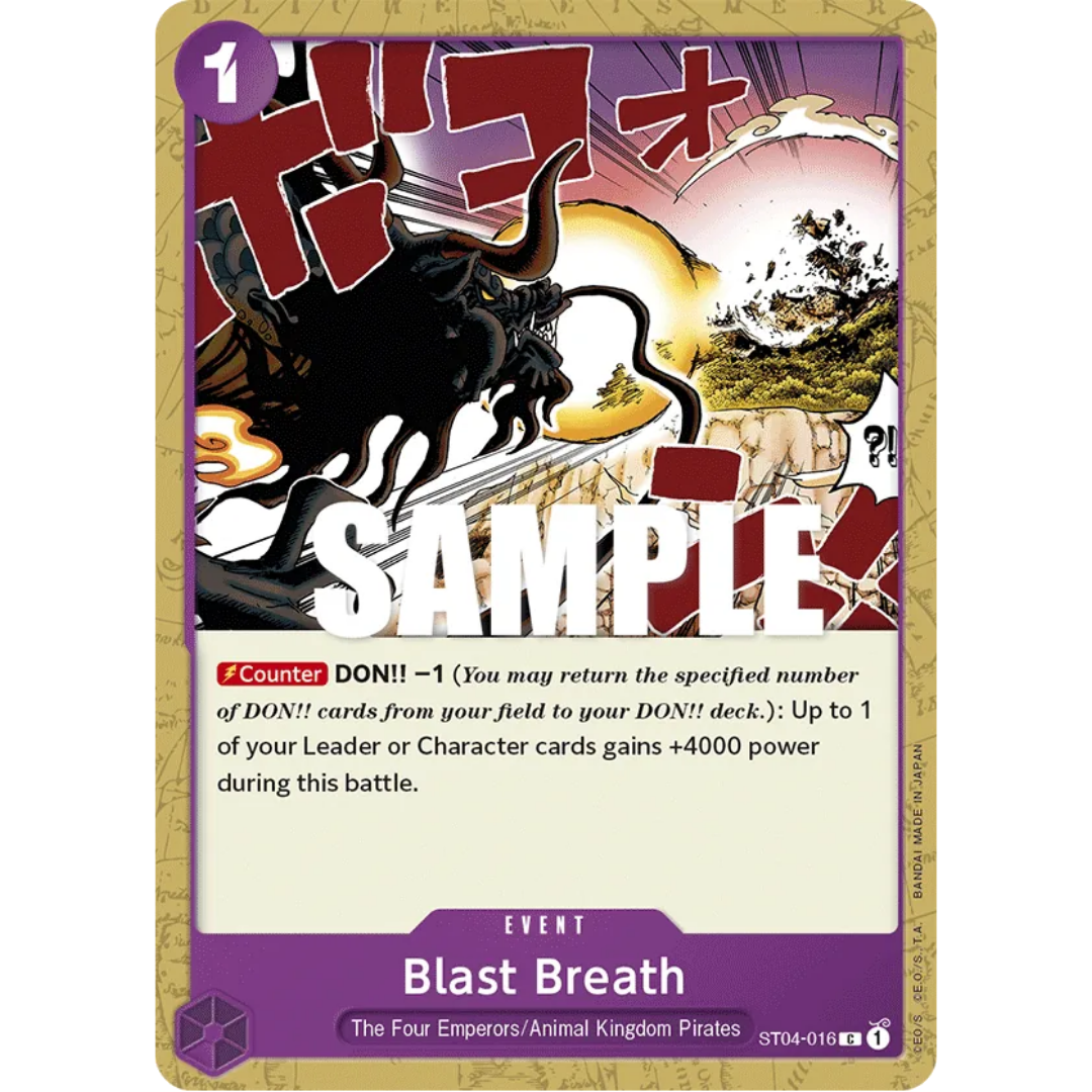 Blast Breath (ST04-016) - Starter Deck 4: Animal Kingdom Pirates