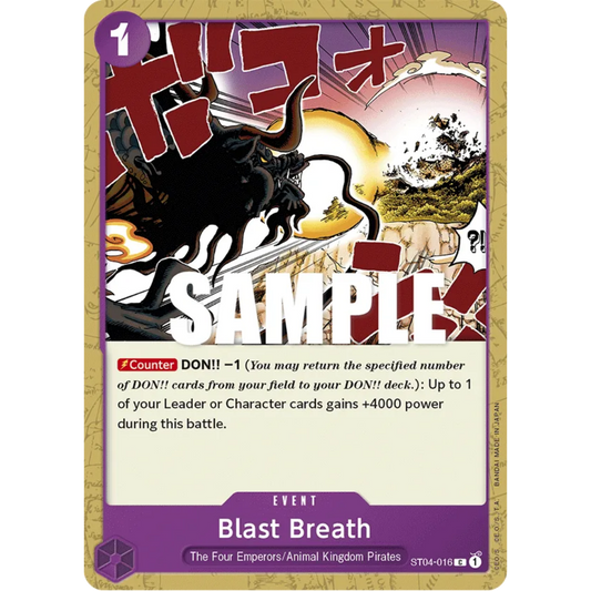 Blast Breath (ST04-016) - Starter Deck 4: Animal Kingdom Pirates