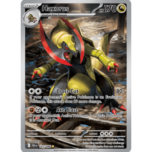 Haxorus 147/086  - Holofoil SV Black Bolt - Illustration Rare