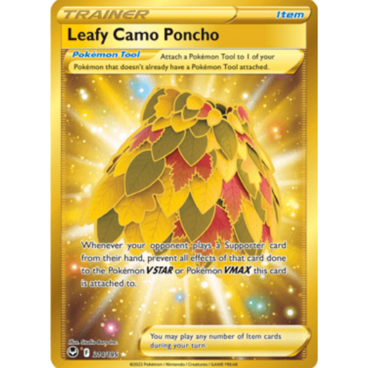 Leafy Camo Poncho (214/195) [Sword & Shield: Silver Tempest]