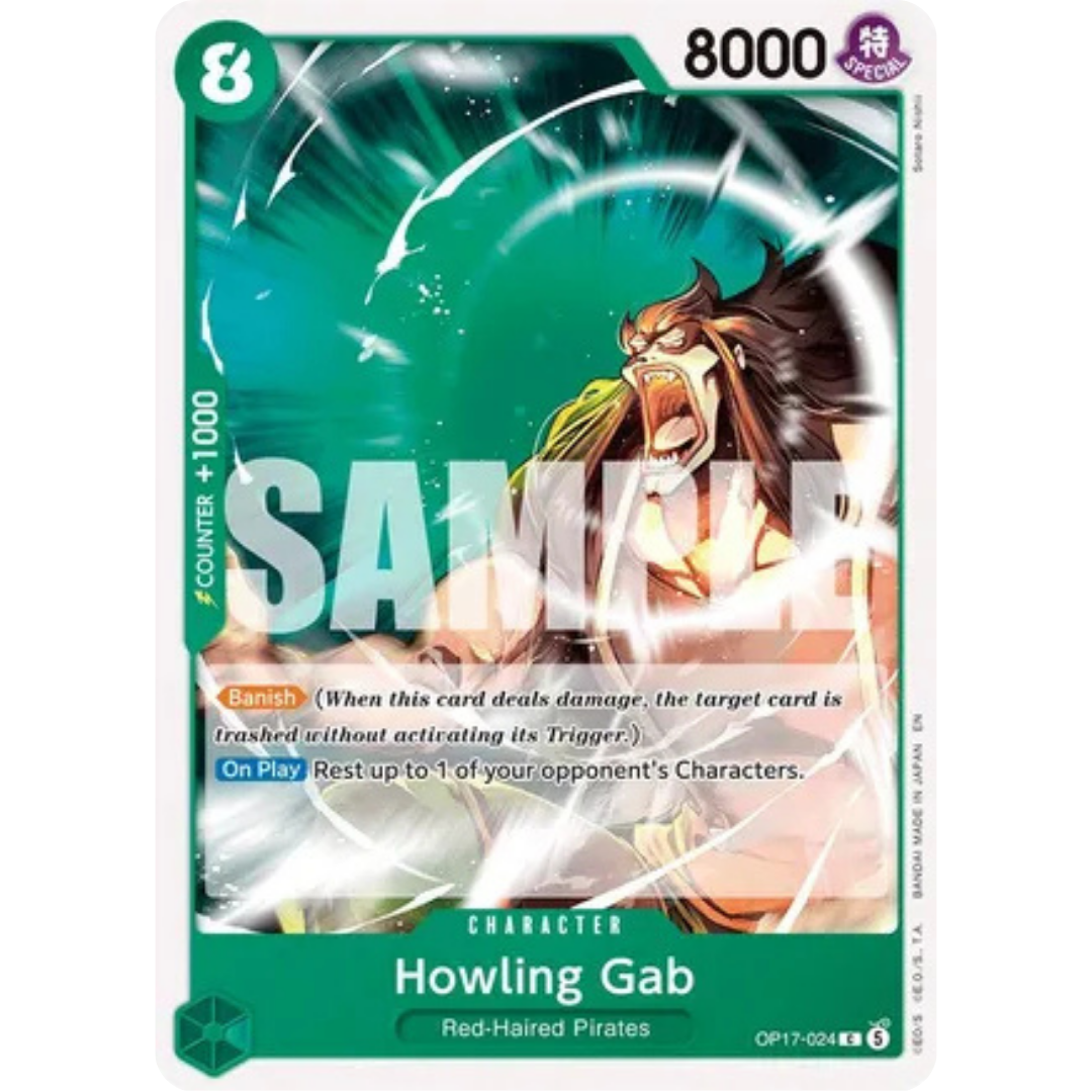 Howling Gab (OP17-024) - The World's Strongest Warriors