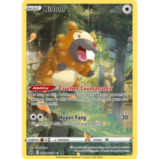 Bidoof (GG29/GG70) [Sword & Shield: Crown Zenith]