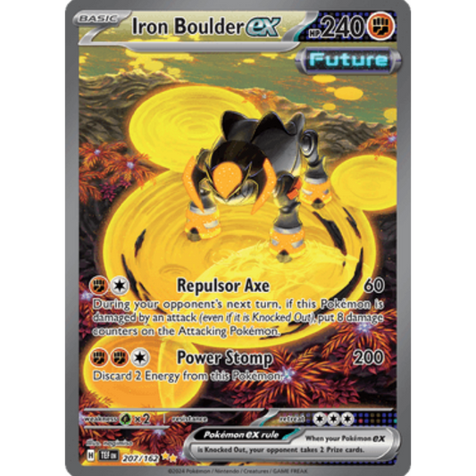 Iron Boulder ex (207/162) [Scarlet & Violet: Temporal Forces]