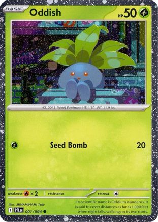 Oddish (Cosmos Holo) 001  - Holofoil Miscellaneous Cards & Products - Common