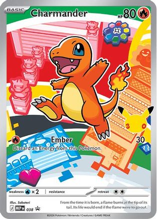 Charmander 038  - Holofoil ME Mega Evolution Promo - Promo