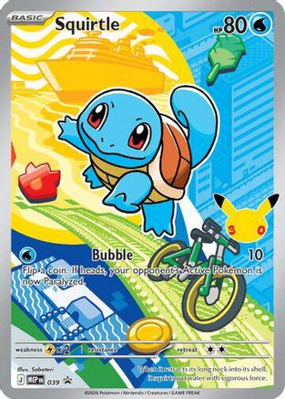 Squirtle 039  - Holofoil ME Mega Evolution Promo - Promo