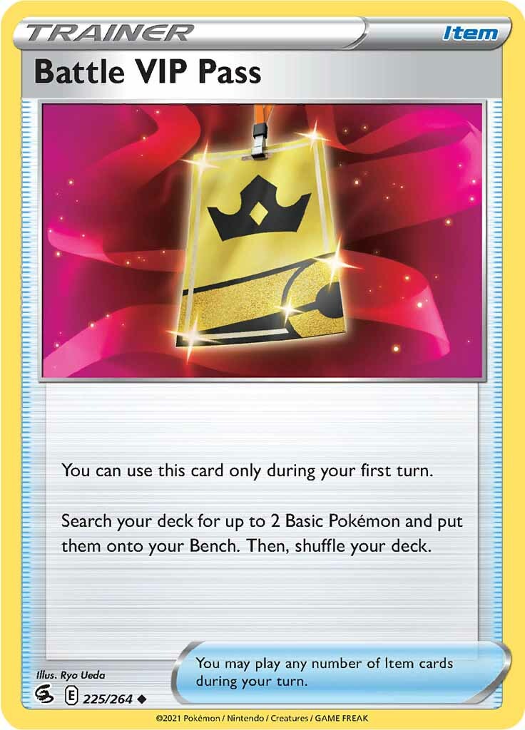 Battle VIP Pass 225  SWSH08 Fusion Strike - Uncommon