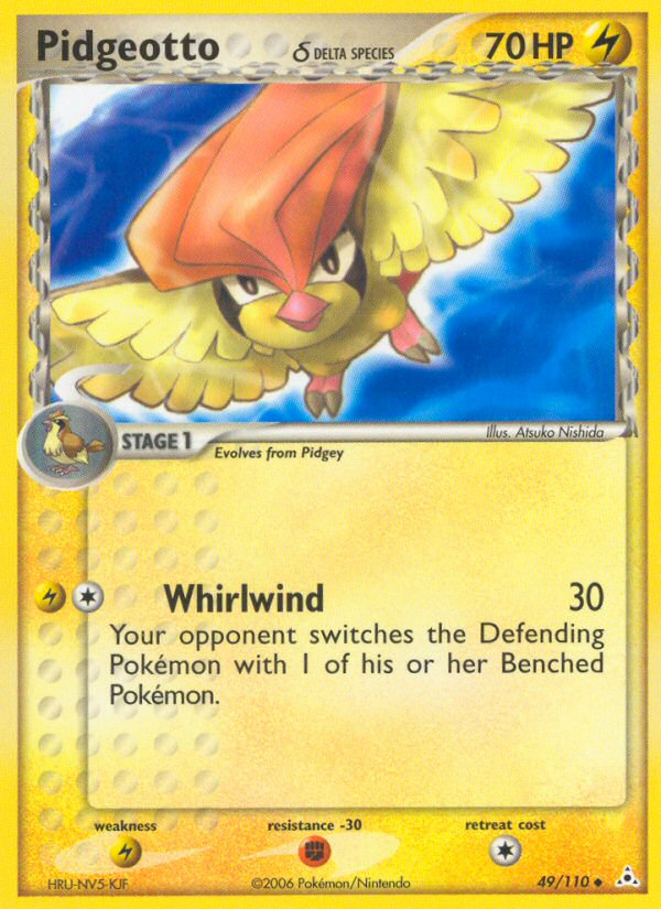 Pidgeotto (Delta Species)  Holon Phantoms - Uncommon