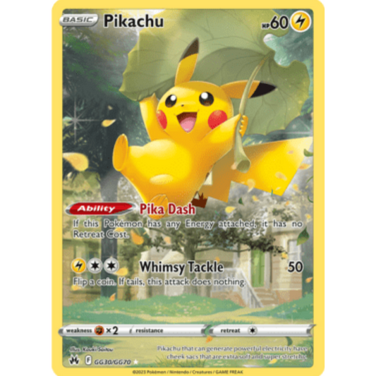 Pikachu (GG30/GG70) [Sword & Shield: Crown Zenith]