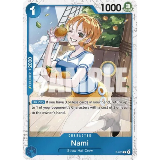 Nami (P-053) (Jolly Roger Foil) (P-053) - Premium Booster -The Best- Foil