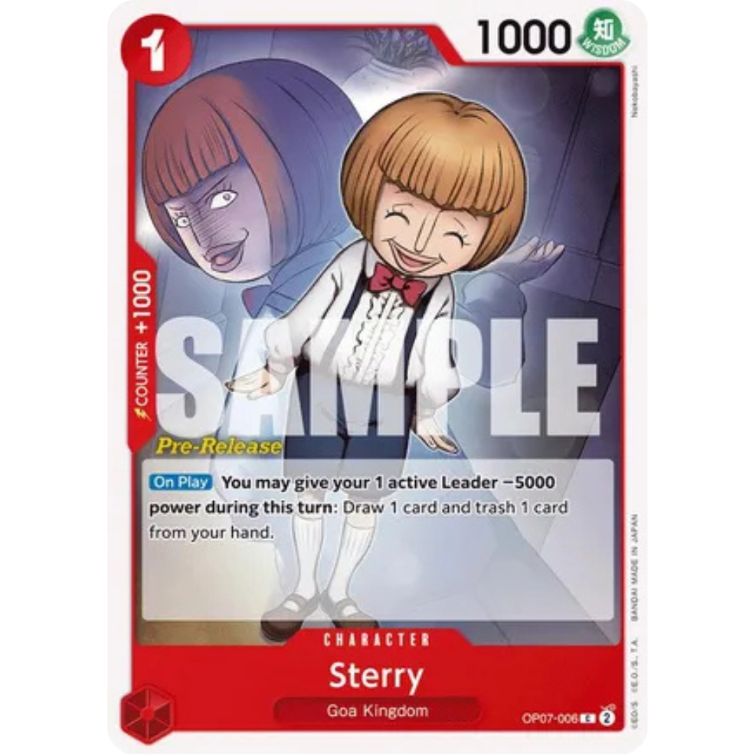 Sterry (OP07-006) - 500 Years in the Future Pre-Release Cards