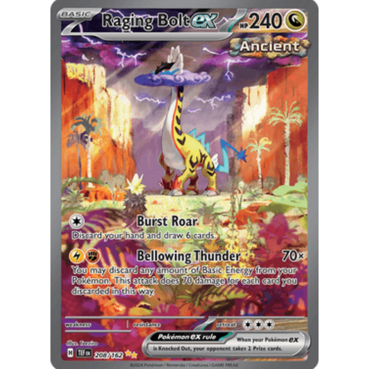 Raging Bolt ex (208/162) [Scarlet & Violet: Temporal Forces]
