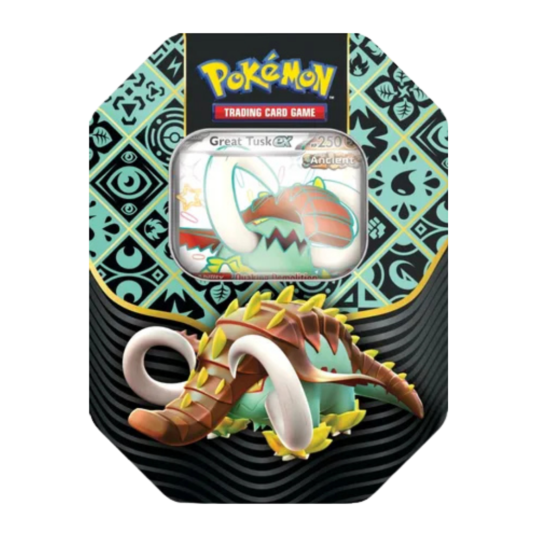 Paldean Fates International Tin [Great Tusk ex]