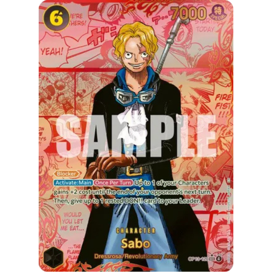 Sabo (120) (3rd Anniversary) (OP13-120) - Carrying On His Will Foil