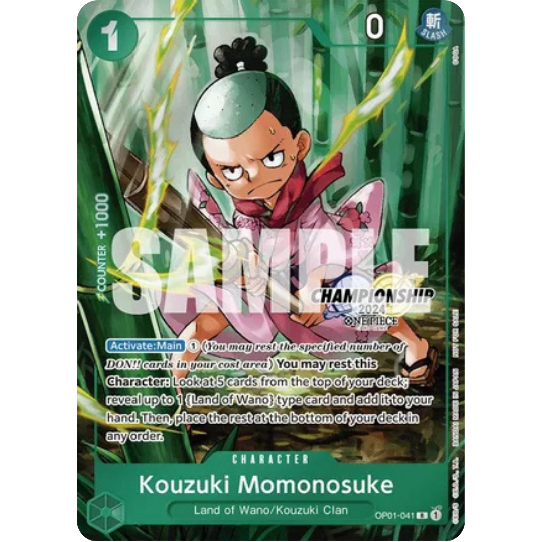 Kouzuki Momonosuke (CS 2024 Celebration Pack) (OP01-041) - One Piece Promotion Cards Foil