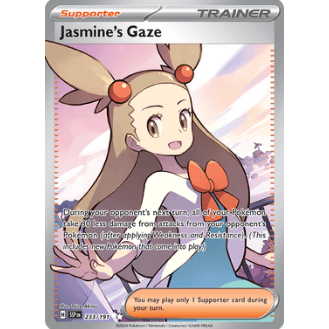 Jasmine's Gaze 233/191  - Holofoil SV08 Surging Sparks - Ultra Rare