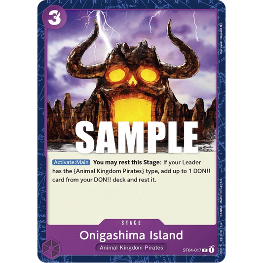 Onigashima Island (ST04-017) - Starter Deck 4: Animal Kingdom Pirates