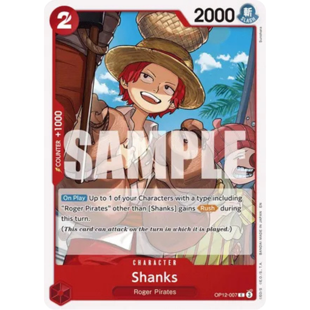 Shanks (007) (OP12-007) - Legacy of the Master