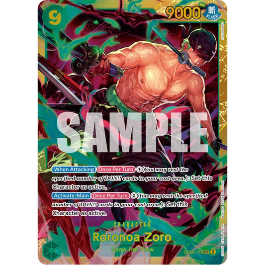 Roronoa Zoro (OP06-118) - Wings of the Captain Foil