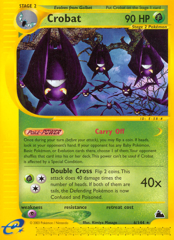 Crobat (6)  Skyridge - Rare