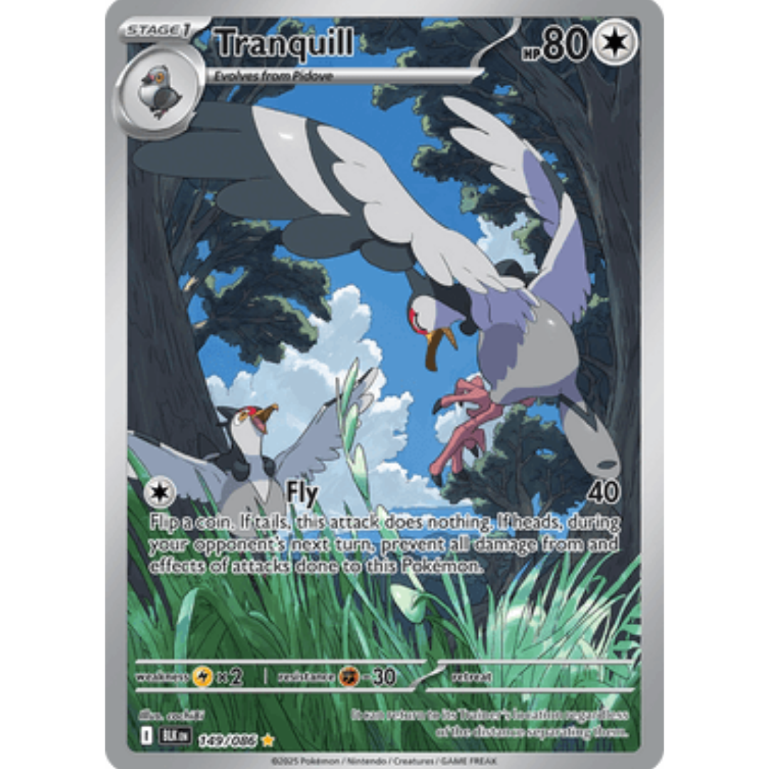 Tranquill 149/086  - Holofoil SV Black Bolt - Illustration Rare