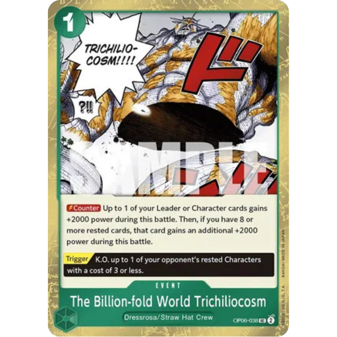 The Billion-fold World Trichiliocosm (Jolly Roger Foil) (OP06-038) - Premium Booster -The Best- Foil