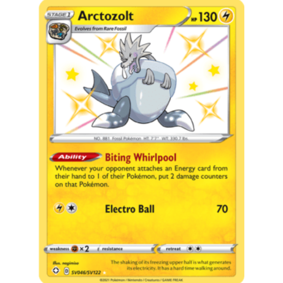 Arctozolt SV046  - Holofoil Shining Fates Shiny Vault - Shiny Holo Rare