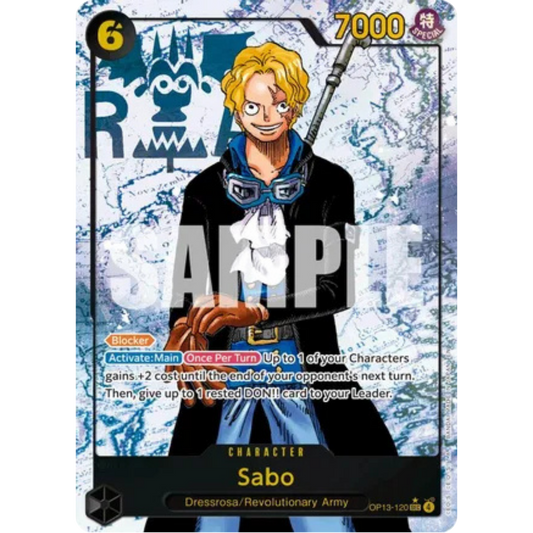 Sabo (120) (Parallel) (OP13-120) - Carrying On His Will Foil