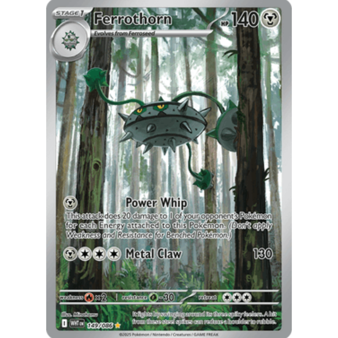 Ferrothorn 149/086  - Holofoil SV White Flare - Illustration Rare