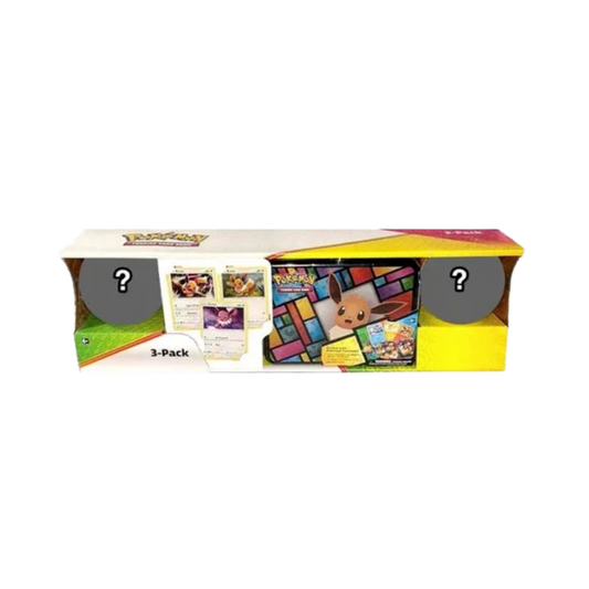 Costco Pokemon Collector 3-Pack: Eevee Treasure Chest + 2 Poke Ball Tins
