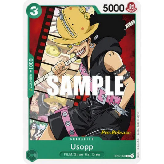 Usopp (OP02-028) - Paramount War Pre-Release Cards