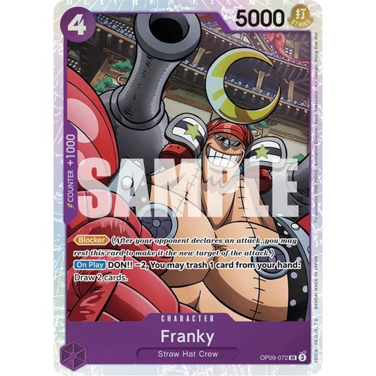 Franky (OP09-072) - Emperors in the New World Foil