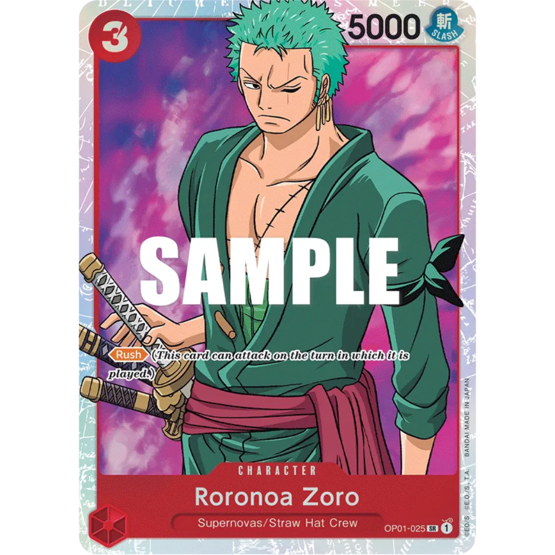 Roronoa Zoro (025) (OP01-025) - Romance Dawn Foil
