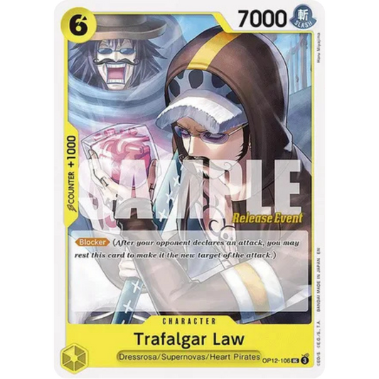 Trafalgar Law (106) (OP12-106) - Legacy of the Master Release Event Cards