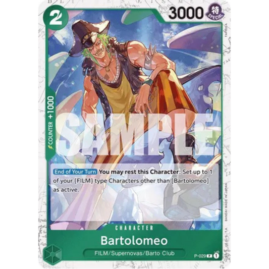 Bartolomeo (P-029) (Jolly Roger Foil) (P-029) - Premium Booster -The Best- Foil